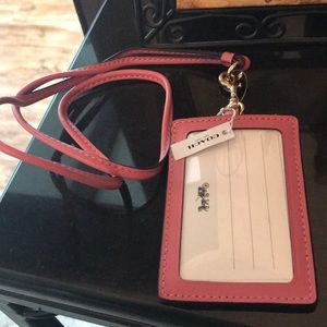 Coach Lanyard & ID Holder NWT